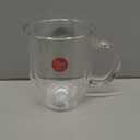 Bodum 15oz Bistro Double Wall Insulated Mug, HighHeat Borosilicate Glass, Set of 1, Clear
