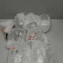 Vesici 6 Set Christmas Hot Chocolate Bar Supplies 17 oz Glass Mason Jars Wooden Spoons Black Wooden Labels Tags Red White Rope Christmas Cocoa Accessories DIY Gift Set Party Favors