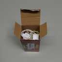 Clear Warm White Christmas Lights - 9 ft String of 50 Incandescent Mini Bulbs Multifunctional Lighting Modes, for Decorative, Bedroom, Outdoor, Xmas Twinkle Tree Lights with White Wire Total 10.4 ft