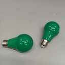 haraqi 6 Pack 9W (60W Equivalent) 120V E26 Base A19 LED Colored Light Bulb, Green LED Lights for Party Christmas Decor and Halloween Lighting