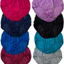 Pack 6 Waist 28-42 " (3L) Vintage Womens Nylon Panties full cut briefs plus size Glossy shiny Granny Men Womens Ladies Nylon Brief Underwear Hips 34-45 " High Waist Dries quickly Ramdom Color