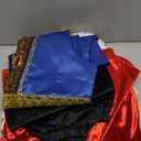 ReliBeauty Kids King Costume for Boys Girls with Robe (7-8/130, Red With Crown)