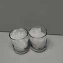 2 PCS Valentine Icon Juice Glasses, 14oz Valentines Stemless Wine Glasses Set for Gift Engagement Wedding Party Her Women Girlfriend Wife Present (Butterfly)