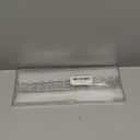 Acrylic Necklace Holder 2 Pack Wall Mounted Necklace Organizer Hanging Jewelry Organizer with 12 Hooks for Necklaces, Bracelets, Rings and Bangles Display (Clear 11.8" 2pcs)