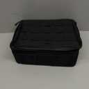 Linskip for 2024-2025 Jeep Wrangler Storage Trunk Organizer, Wheel Well Storage Bag Compatible with 2024 2025 Jeep Wrangler JL, Bolted Straps-Grid Organizer-Mesh Cargo Net-Multi Compartment