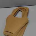 Tergy 50Packs Kraft Paper Flowers Gift Bags Brown Hanging Bouquet Wrapping Bags for Home Decoration (14Inches)