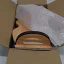 StrongTek Ergonomic Wood Foot Rest for Enhanced Circulation & Comfort, 350lbs Capacity, Rocker Balance Board for Standing Desks, Non-Slip, No Assembly, 18" Wide - Ideal for Office/Home