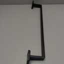TocTen Bath Towel Rack - Square Base Thicken SUS304 Stainless Steel Towel Bar for Bathroom, Bathroom Accessories Towel Rod Heavy Duty Wall Mounted Towel Holder. (Black, 20)