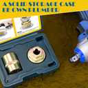 1.5" Tub Drain Extractor with 1inch Socket, Remove The Old, Broken, Stubborn, Rusted Drain Tub Bathtub Stopper, Strong Grab Plumbing Tools with Solid Storage Case