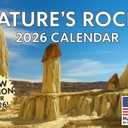 Natures Rocks Calendar 2026 Monthly Wall Calender 12 Month | American Made In The USA