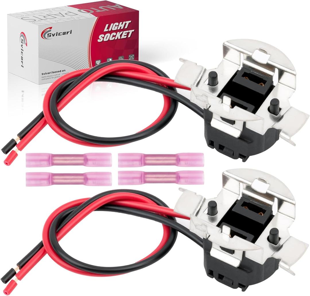 2 PCS H7 Light Bulb Socket Retainer Holder Adapters Compatible with Ford VW Mercedes Opels Suitable for H7 HeadLight Halogen HID LED Lamp Bulbs Plug Holder Connector Base