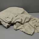 Cotton Linen Ruffle Duvet Cover Bohemian Bedding 1 Pcs with Ruffles Softened Comforter Cover 60x120Inch