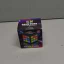 Niufunmal Rechargeable Game Cube - 15-in-1 Fun Brain Memory & Speed Games for Kids - Christmas Easter Birthday Gifts for Boys Girls Ages 6-12+ Years Old - Toys for Kids Teens with Score Screen (Black)