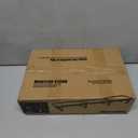 Dual Monitor Stand - 43.7 inch Extra Long Wide TV Stand - Wood & Steel Leg Desktop Riser - Desk Organization - Home Office (Vintage)