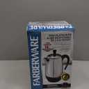 Farberware Electric Coffee Percolator, Stainless Steel Basket, Automatic Keep Warm, No-Drip Spout, 8 Cup