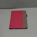 WALNEW Stand Case for 7-inch Kindle Paperwhite 12th Generation (2024 Released) and Kindle Colorsoft Signature Edition, Two Hand Straps Shell PU Leather Cover with Auto-Wake/Sleep (Hotpink)