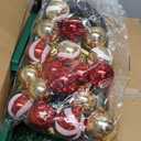 Remote 8 Mode & Timer 4 Ft Mini Christmas Tree with 100 Warm White & Multi Color Change Lights 18 DIY Balls Ornaments 3D Star Battery Operated Small Xmas Tree Table Indoor Holiday Party Decor (Green)