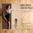 Gogokiwi Large Yoga Mat (6'x4') 1/4" & 1/2" Thick Exercise Mats for Home Workout, Extra Wide Workout Mats for Home Gym, Yoga, Pilates, Stretching, Floor & More