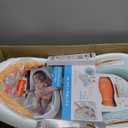 Fisher-Price Baby to Toddler Bath 4-in-1 Sling 'N Seat Tub with Removable Infant Support and 2 Toys, Summer Blossoms