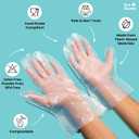 Eco Gloves Plant-Based Compostable Eco-friendly Gloves for Food Prep & Cleaning (S)