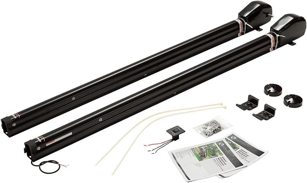 Solera Standard 12V Universal Awning Hardware Kit for 5th Wheel RVs, Travel Trailers and Motorhomes, Black