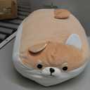 Sofipal Shiba Inu Dog Plush Pillow - Corgi Shiba Inu Stuffed Animal Toy - Soft Plushie Hugging Pillow Toy Gifts for Valentine, Christmas (Brown, 19.6 inch)