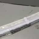 LazBlinds No Drill 1" Vinyl Mini Blinds, 45" W x 48" H, White