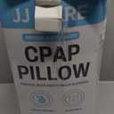 JJ CARE CPAP Pillow for Side and Back Sleepers with Pillowcase (Pack of 1), 3 Layered Design and Adjustable Height CPAP Pillow, CPAP Masks Users (2 Removable Layer)