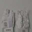 Sports Unlimited Max Clash Lineman Adult/Youth Padded Football Gloves, Lineman Football Gloves, Men's and Boys Offensive/Defensive Line (XX-Large, White)