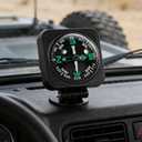 Car Dashboard Compass Ball, Portable Auto Compass Ball, Automotive Interior Mount Dash Guide Hiking Accessories, Universal for SUV Sedan Trucks- Accurate Direction for Outdoor Use