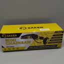 Saker Mini Chainsaw Cordless 6-Inch-Switch Security Lock-Cordless Power Chain Saws-Handheld Small Chainsaw for Cutting Wood Trimming and Woodworking- Mini Chain Saw Cordless with 2 Batteries