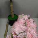 6Ft Tall Cherry Blossom Artificial Tree, Fake Tree Faux Silk Plant with Plastic Nursery Pot,Artificial Plants for Home Office Indoor Decor(Pink)