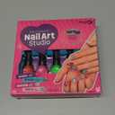 Nail Art Studio for Girls - Birthday Gift - Nail Polish Kit for Kids Ages 7-12 Years Old - Girl Gifts Ideas - Gift Set - Girly Stuff - Polish, Pens, Glitter, Stickers, Gems, Filer - 8 9 10 11 12 Year