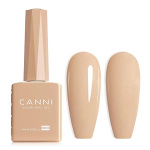 CANNI Nude Gel Nail Polish, 1Pcs Nude Gel Polish Nude Pink Color High Gloss Soak Off U V Nail Manicure Salon DIY