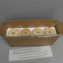 DWTS DANWEITESI Glass Cups with Lids and Straws 4 pcs,16oz Drinking Glasses Set for Coffee Bar Accessories, Iced Coffee Cups with Lids, Matcha Cup Glass Tumbler Reusable for Gifts (Blank Transparent Color)