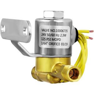 4040 Humidifier Solenoid Valve Replacement for Aprilaire Whole House 400, 500, 550, 558, 560, 568, 560A, 600, 700, 760A, 768, Replaces A2012-S118 B2035-S2 B2035-S5 B2035-S54, 24V 2.3W 60 HZ, Yellow