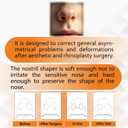 Nostril Retainer Rhinoplasty + Micropore Surgical Tape | Nostril Shaping After Nose Surgery | Nose Shaper Device Made of 100% Medical Silicone (- 7 -)