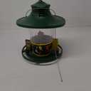 More Birds Large Lantern Bird Feeder, Lantern-Style Wild Bird Feeder, 5 Feeding Ports, 3.8-Pound Seed Capacity, Green