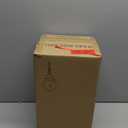 Outdoor Pendant Light Fixture, Farmhouse Exterior Globe Anti-Rust Hanging Lights with Adjustable Chain, Bronze Ceiling Outdoor Lantern Light with Seeded Glass for Front Door, Entry, Porch, and Gazebo