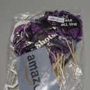 Outus 36 Pcs Birthday Photo Booth Props Kit Happy Birthday 40th- 50th-60th Photobooth Graduation Wedding New Year Party Decor Funny Cute Prom Disco Mardi Gras Holiday Supplies(Purple and Black)