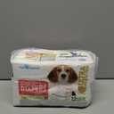 Paw Inspired Disposable Dog Diapers | Female Dog Diapers Ultra Protection | Diapers for Dogs in Heat, Excitable Urination, or Incontinence (12 Count, Medium)
