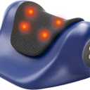 Neck Massager with Heat, Neck Massager Pillow with 3 Modes & Heat, 3-in-1 Wireless Electric Shoulder Massage with 2000mAH, Gift for Women Men Christmas (Blue)