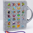 Exorany Busy Board Montessori Toys for Toddler Boy & Girl Birthday Gifts, Busy Book Learning Sensory Toys for Toddlers, Toddler Travel Toy Educational Activities Learn Fine Motor Skills