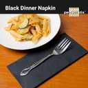 Perfectware 2 Ply Black Dinner Napkin Pack of 125