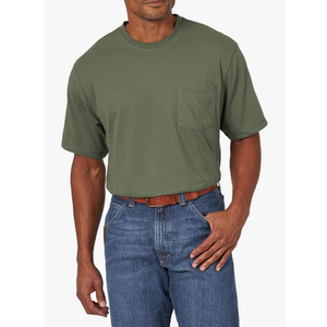 Wrangler Riggs Workwear Men's Short Sleeve Pocket Performance T-Shirt, SIZE L