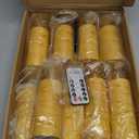 Homemory Flameless Candles with Embedded Star String Fairy Lights, Battery Operated Candles with Remote Control and Timer, Flickering LED Candle for Fall Pumpkin Decorations, Amber Gold, Set of 9