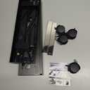 Computer Tower Stand, Adjustable Mobile CPU Stand with 4 Rolling Caster Wheels, PC Tower Stand Fits Most PC Under Desk-D-Black