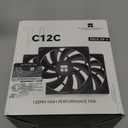 Thermalright TL-C12C X3 CPU Fan 120mm Case Cooler Fan, 4pin PWM Silent Computer Fan with S-FDB Bearing Included, up to 1550RPM Cooling Fan3 Quantities