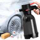 Electric Foam Sprayer Car Wash, Battery Foam Pump Sprayer, Portable Cordless Electric Foam Cannon for Car Wash (Black)