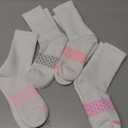 Hanes Women's Cushioned Crew Socks, Absolute Active Crew Socks for Women, Seamless Toe, 4-Pairs Size: 5-9